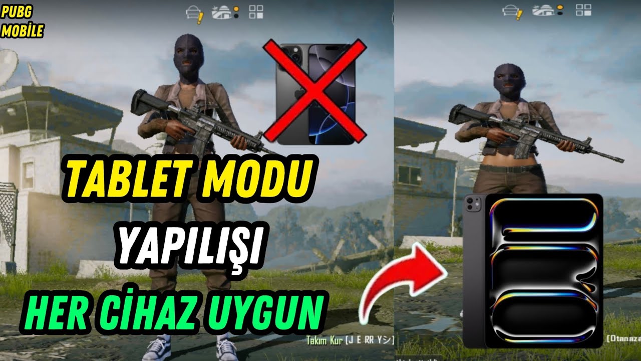 TABLET MODU YAPILIŞ HER CİHAZA UYGUN 100% 🟢 - Pubg Mobile 