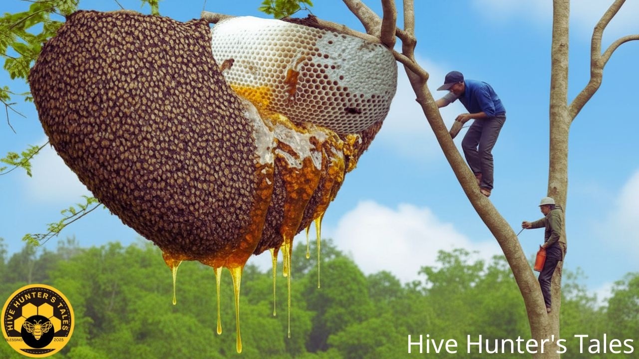 2026 Forest Honey Harvest – Cutting a Giant Gourd with a Beehive
