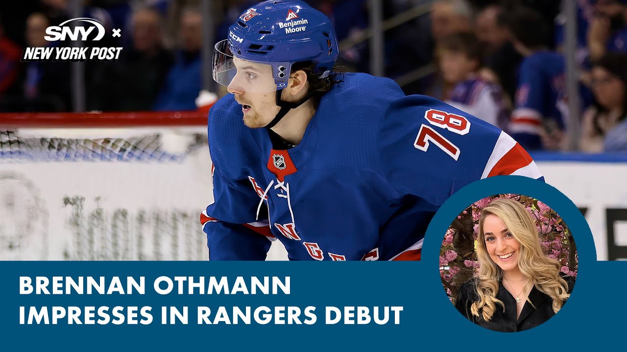Brennan Othmann impresses for Rangers in NHL debut against Blackhawks, Connor Bedard