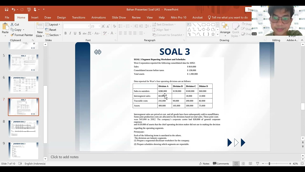 Video Presentasi Soal UAS AKL 2