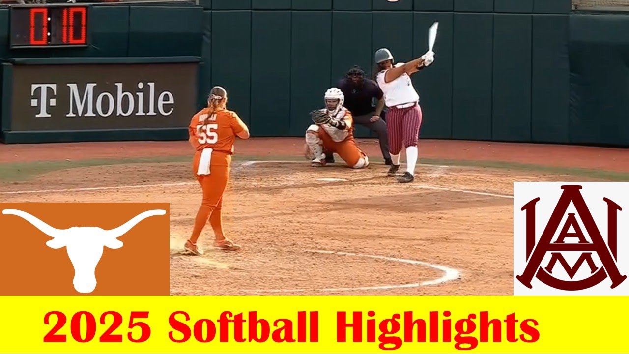 Alabama A&M vs #2 Texas Softball Game Highlights 3 2 2025