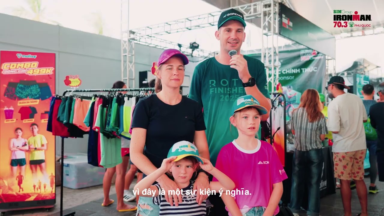 Dive into the vibrant energy of the Expo Area at IRONMAN Village!