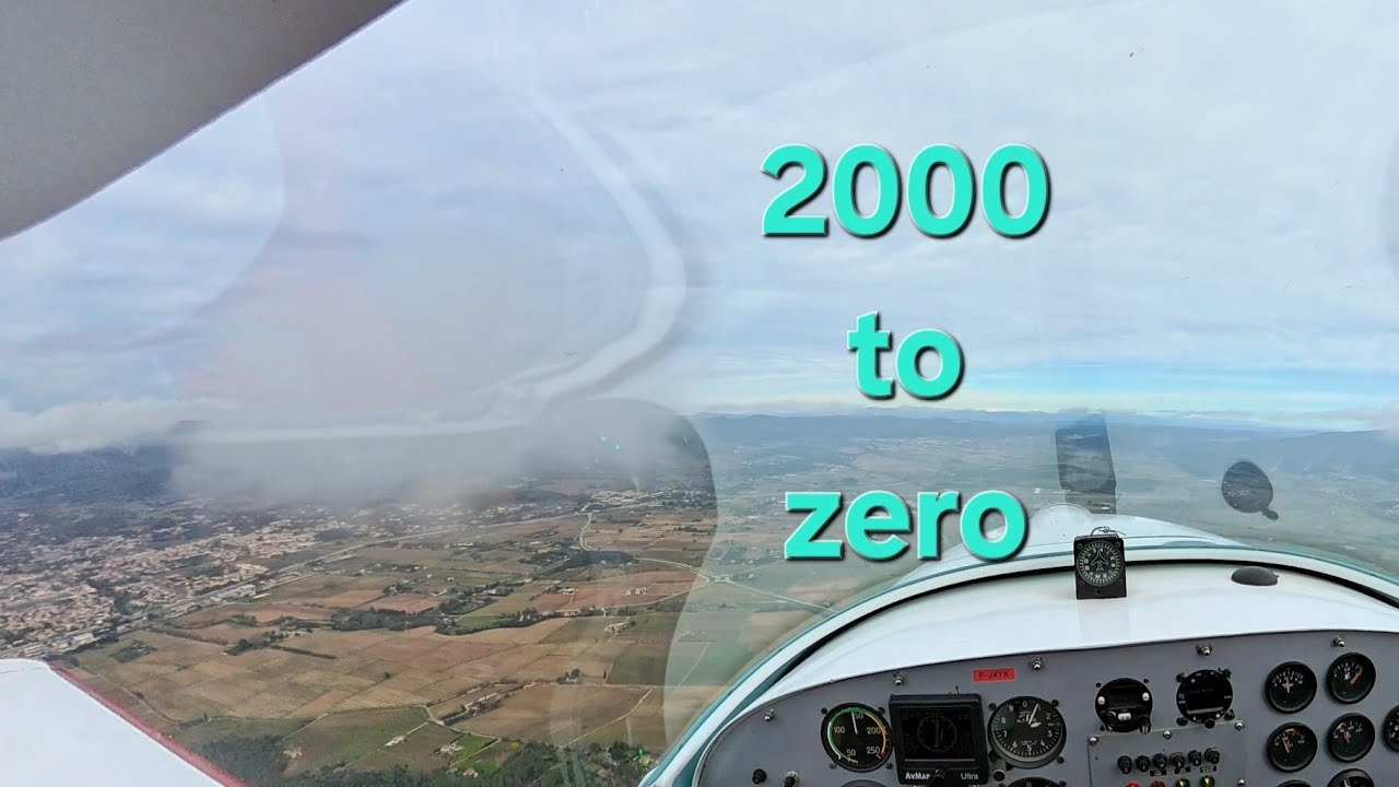 2000 ft to zero #aviation #airplane #viral 