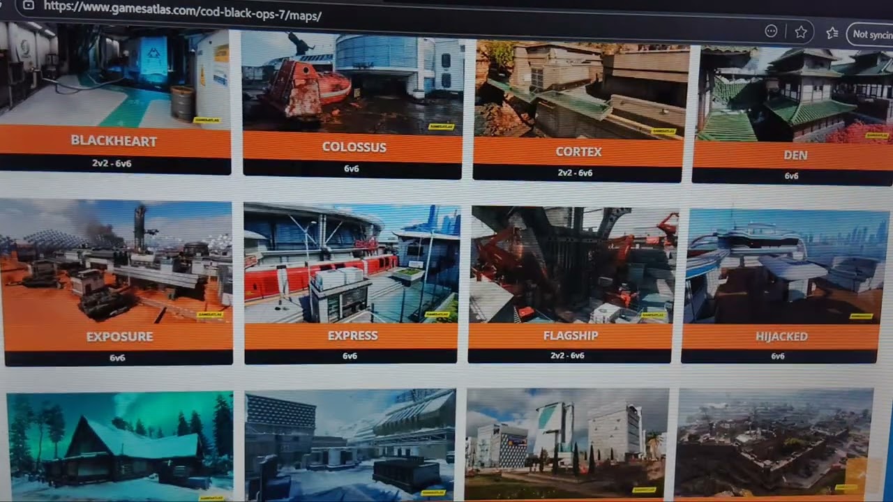 All the maps in Call of duty Black ops 7 multiplayer 