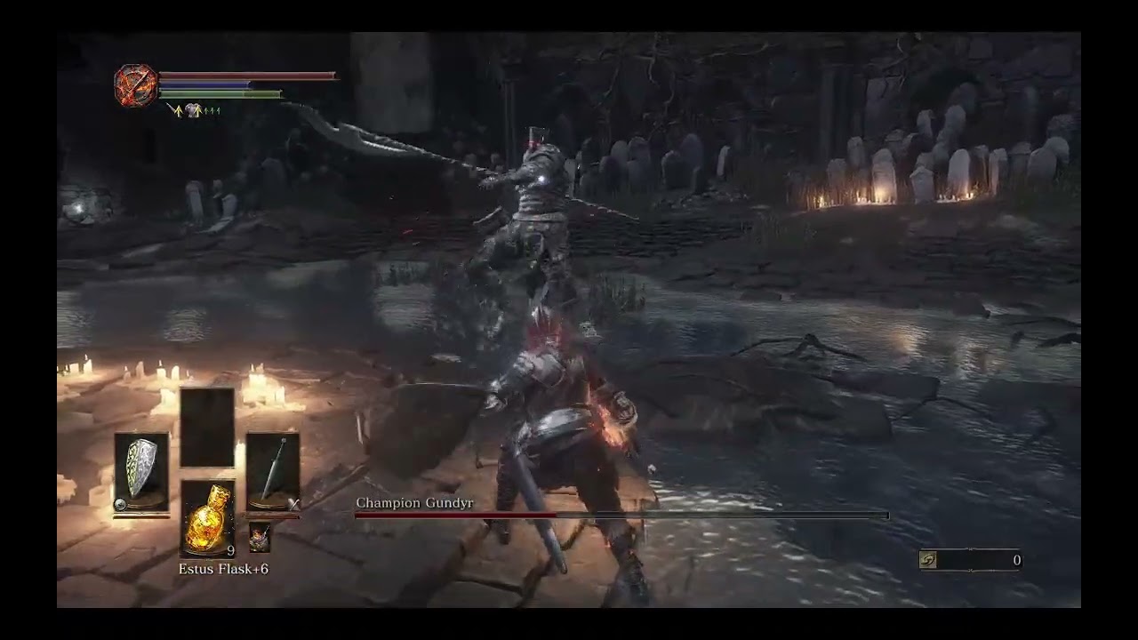Dark Souls 3 Champion Gundyr at LVL1