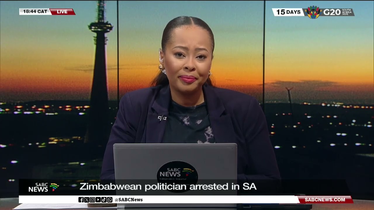 Zimbabwean opposition leader Job Sikhala arrested in South Africa