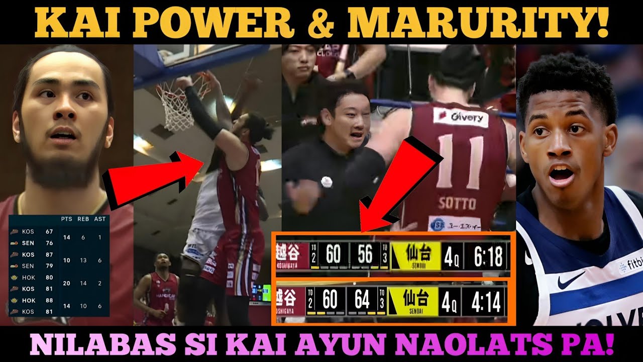 LAKAS at MATURITY ni KAI SOTTO sa Game2! KARYO sa PANALO NAOLATS pa ng ILABAS SI KAI! still goodgame