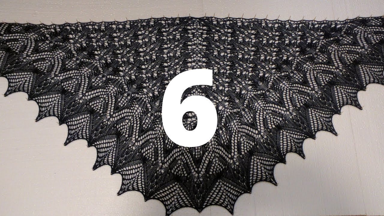 Triangular Lace Shawl / Part 6 (the last one)