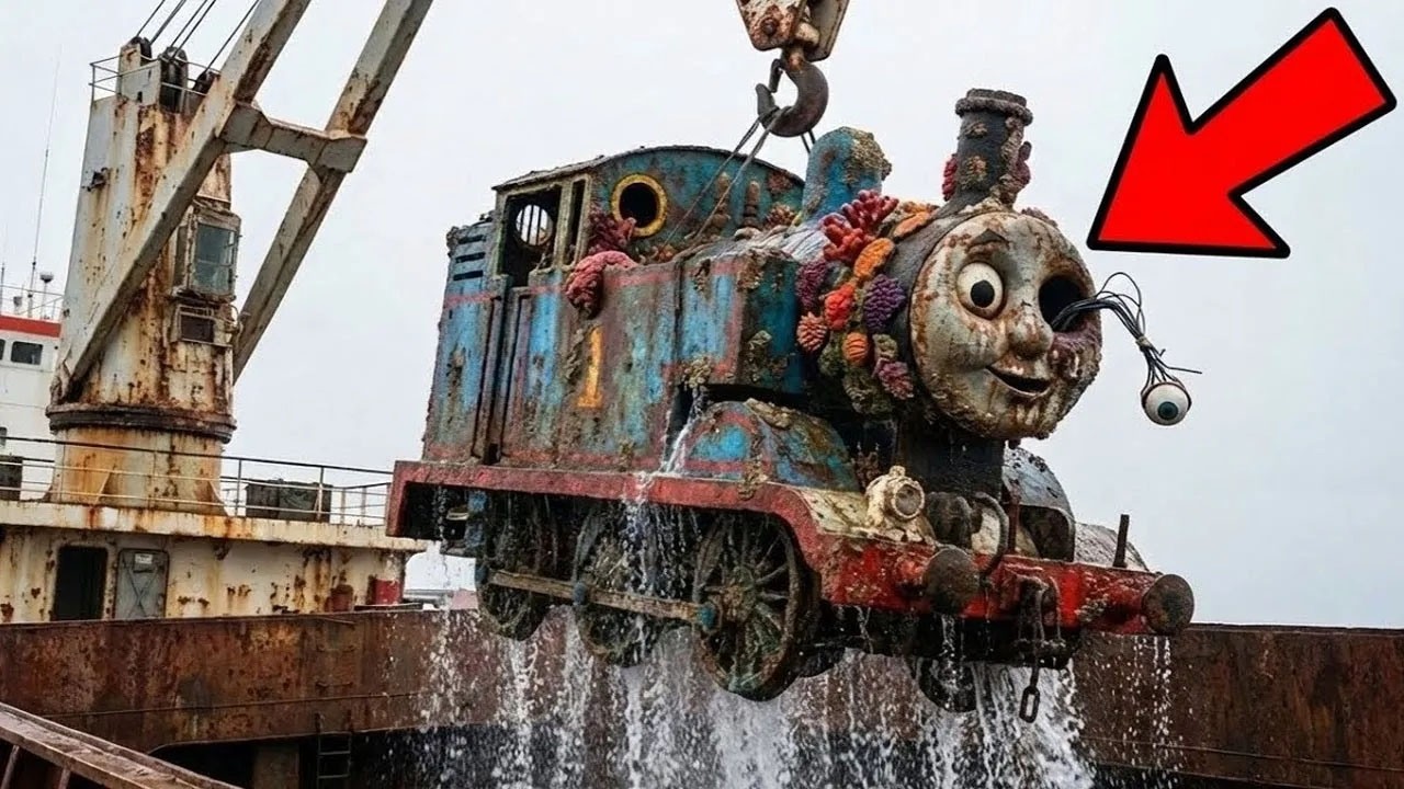 ASMR Restoration of the James's locomotive - Forgotten for 100 years at the bottom of the sea #01