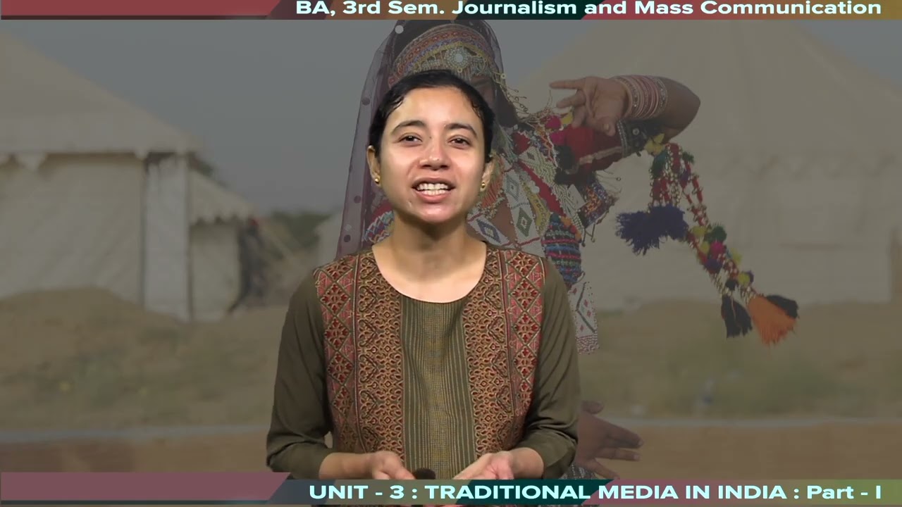 Traditional Media In India Part I #swayamprabha