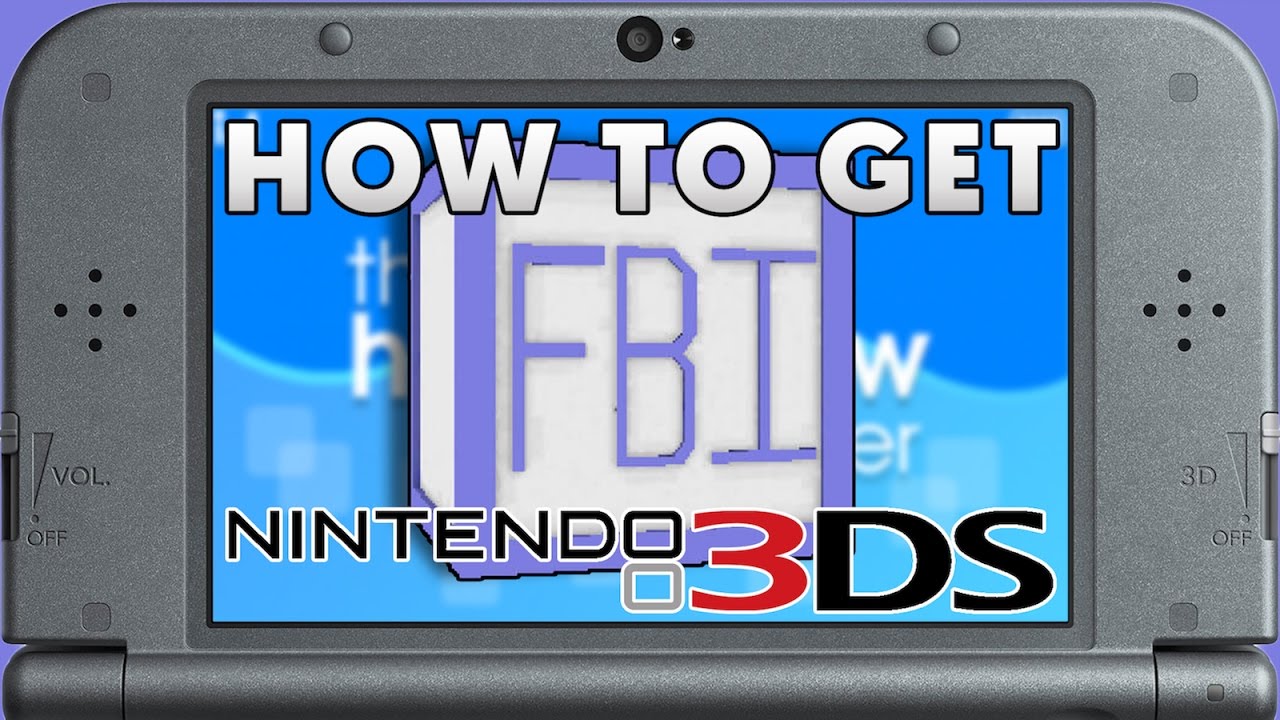 Полное руководство по установке FBI на самодельную Nintendo 3DS! Установка легальных CIA (без CFW)