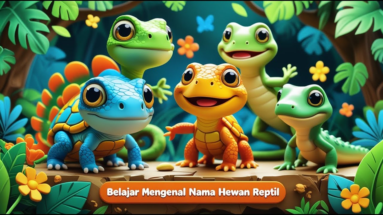 Yuk Kenal Hewan Reptil! Belajar Indonesia – English