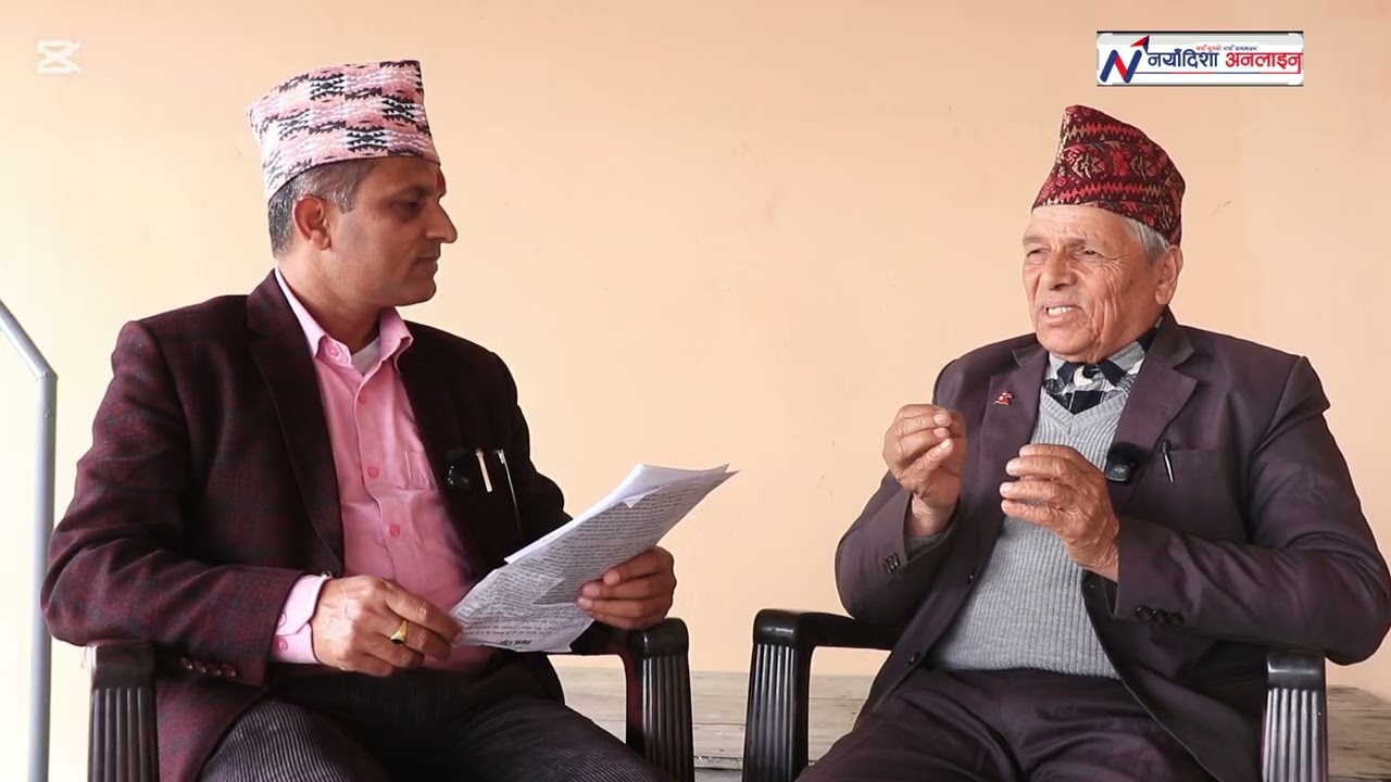 राजमाे रुपन्देही क्षेत्र नम्वर ५ का उम्मेदवार जायश्वर रेग्मी ।