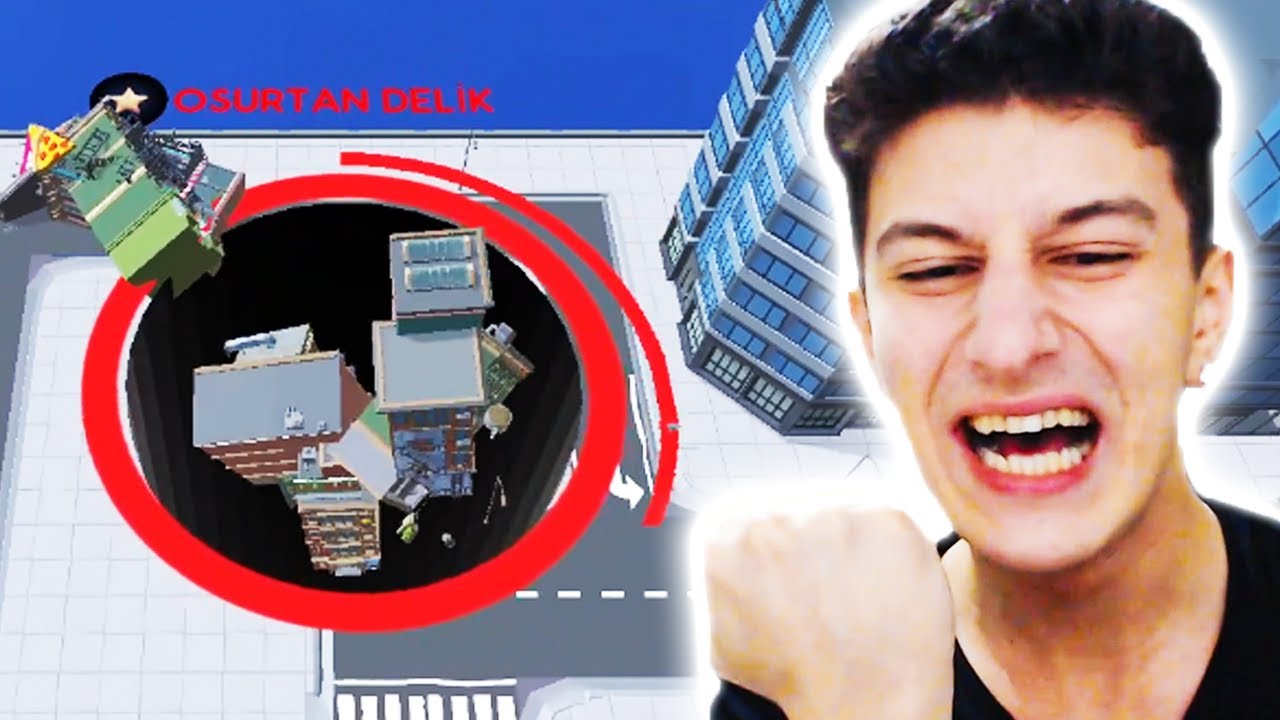 TÜM ŞEHRİ YİYİP DÜNYA REKORU KIRDIM (Hole.io)