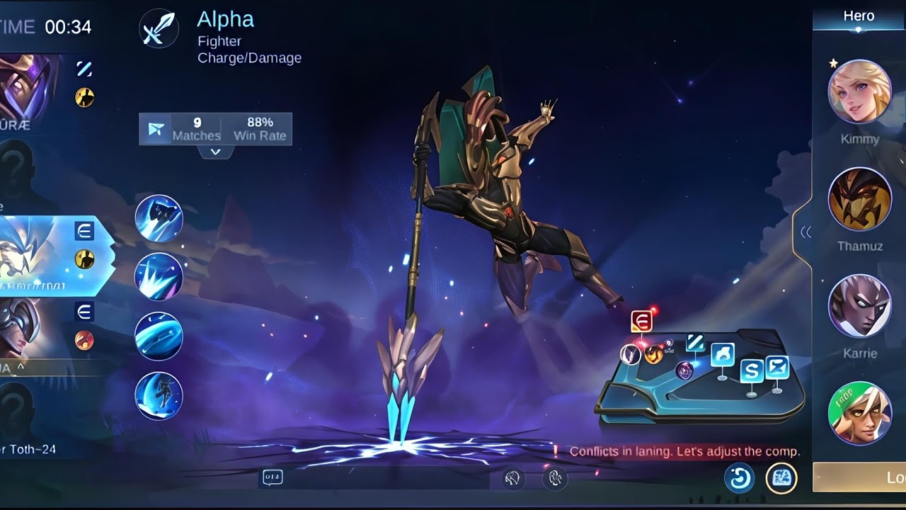 Alpha EXP Lane is BROKEN💥|Full Damage Alpha Gameplay MLBB|Moba legends 5v5 #mobilelegends#mlbb#viral