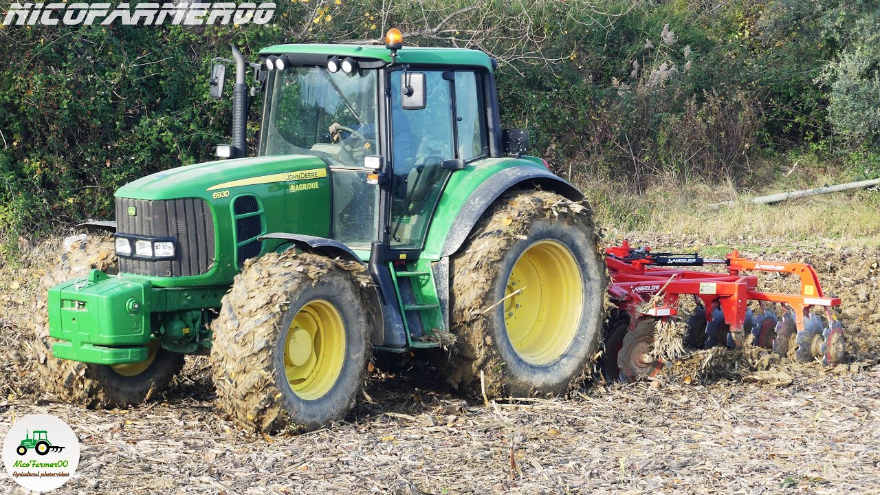 MINIMA LAVORAZIONE SU CAMPO DI MAIS INFANGATO | JOHN DEERE 6930 + ANGELONI FKD24 | TEAM STIVALE