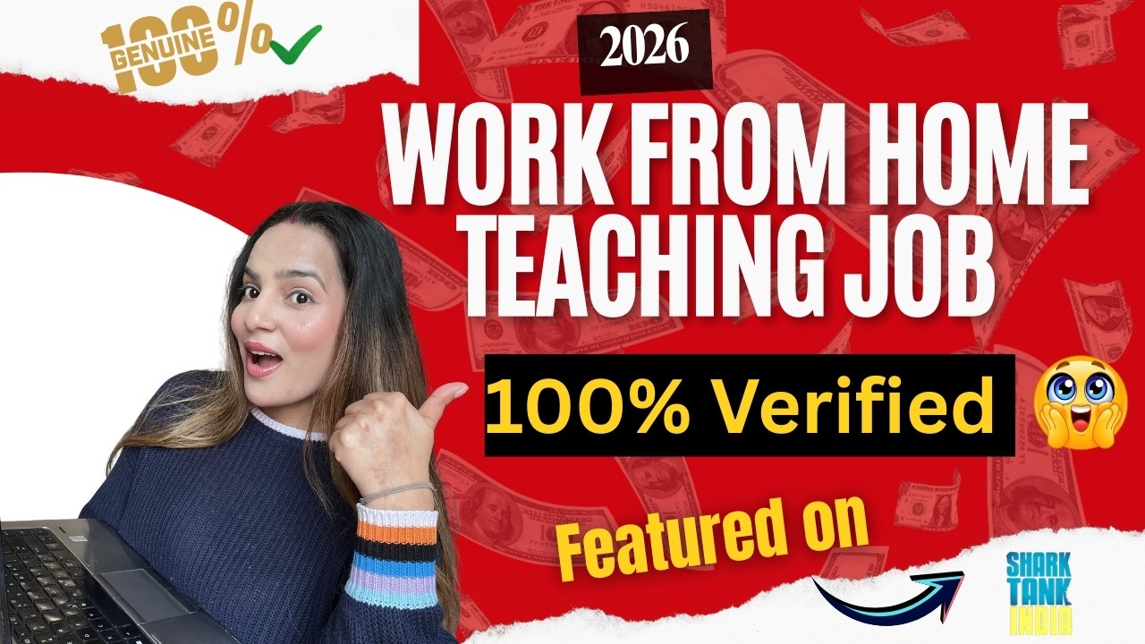 Part Time Work From Home Teaching Job 2026 | Online English Educator Job WFH