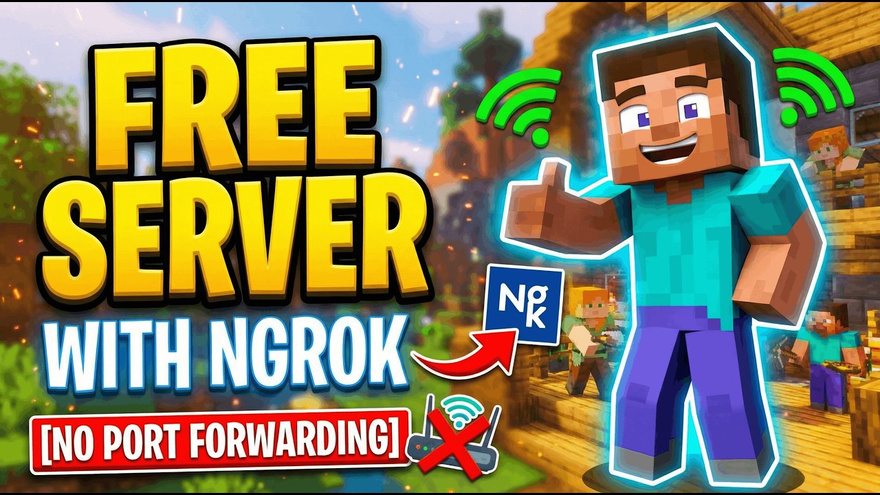 Бесплатный сервер Minecraft с друзьями Ngrok [БЕЗ ПЕРЕадресации портов]