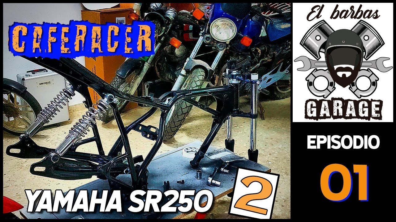 COMO HACER UNA CAFE RACER / MONTAJE | Como hacer una CAFE RACER desde 0! | YAMAHA Sr250 🏍️