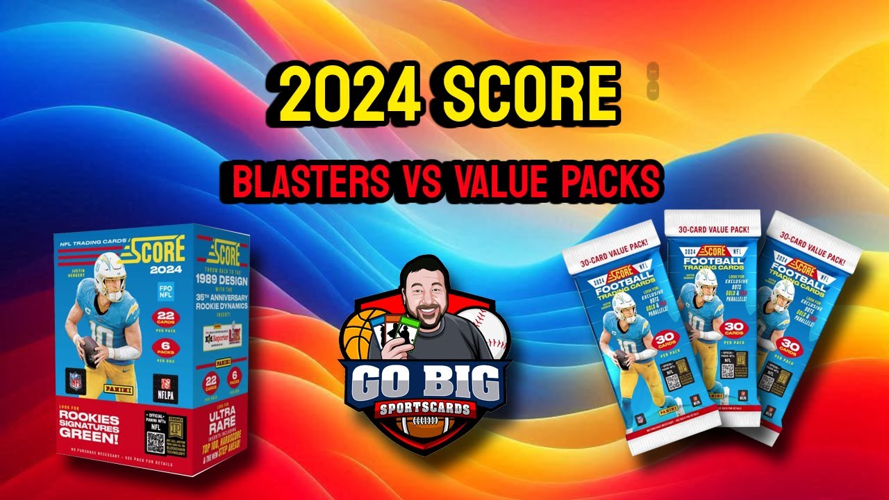 Do 2024 SCORE FOOTBALL Value Packs Beat the Blaster in Value?