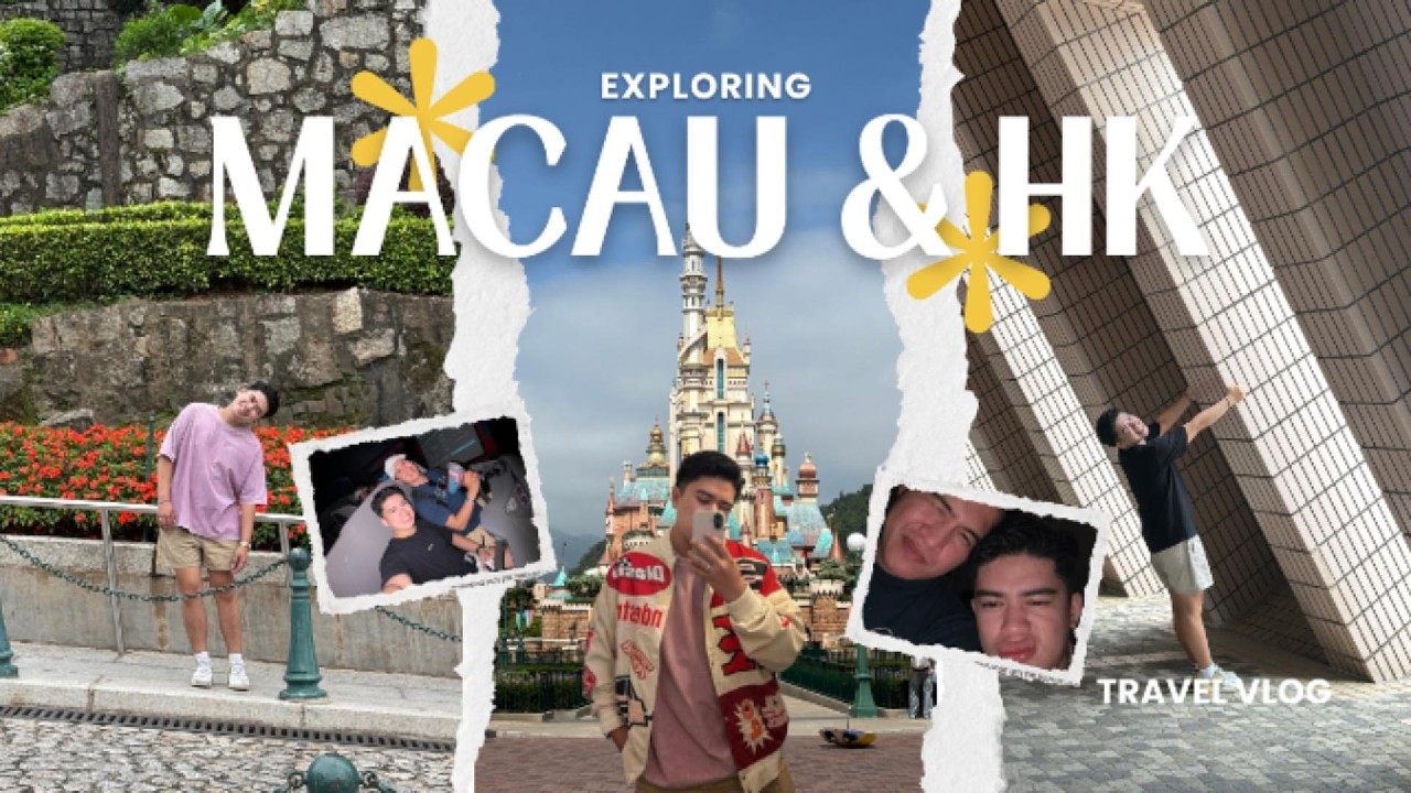 Getting Lost in Hong Kong & Macau | Disneyland Travel Vlog