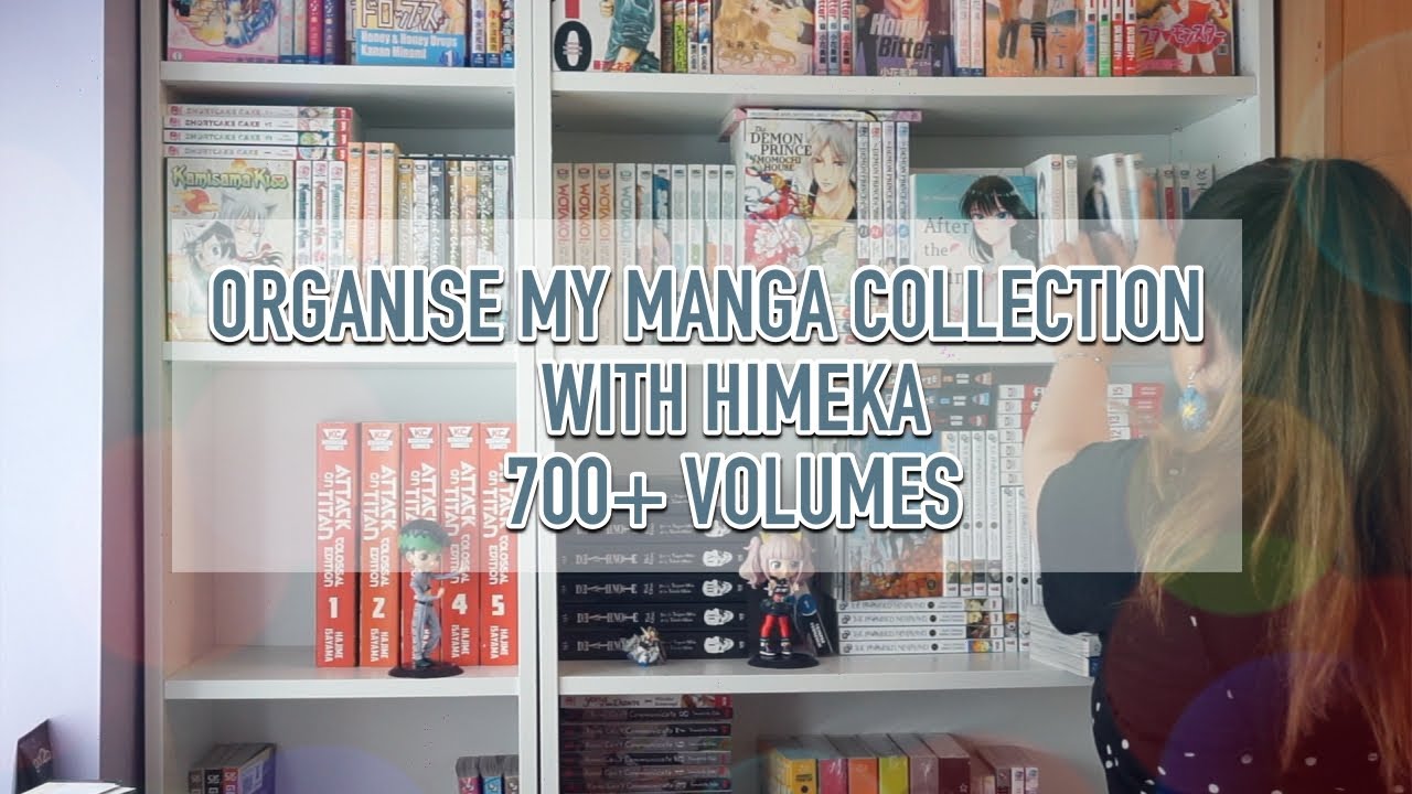 ORGANISE MY MANGA COLLECTION WITH ME | 700 + VOLUMES ✨