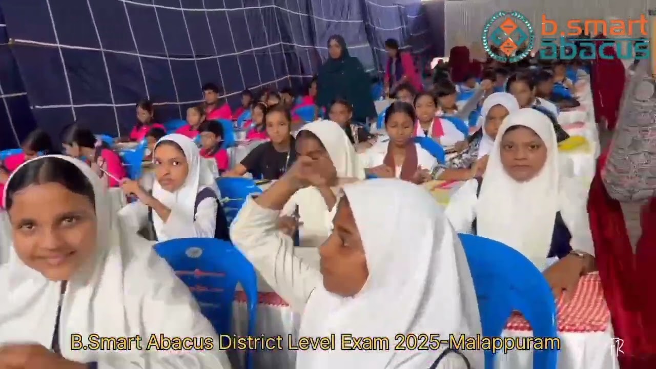 B.Smart Abacus District Level Exam-2025 @Malappuram Full Vedio 