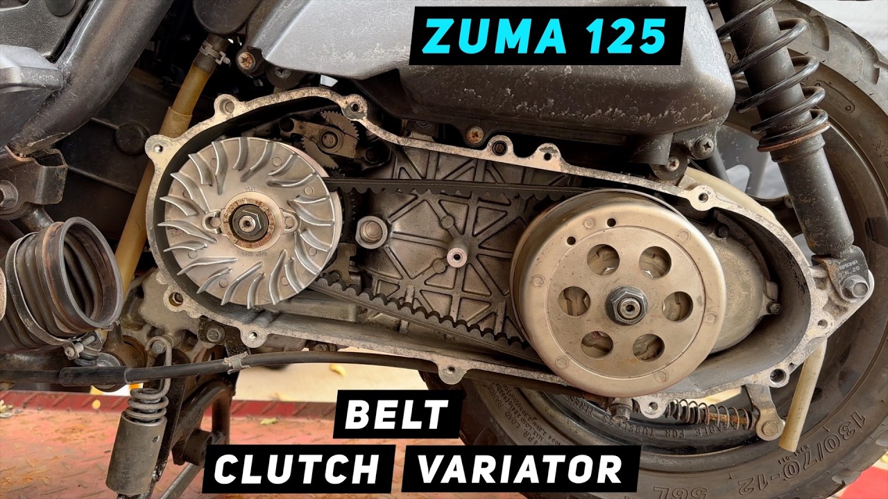 Yamaha Zuma / BWS 125 CVT Variator, Belt, Clutch Service | Mitch's Scooter Stuff