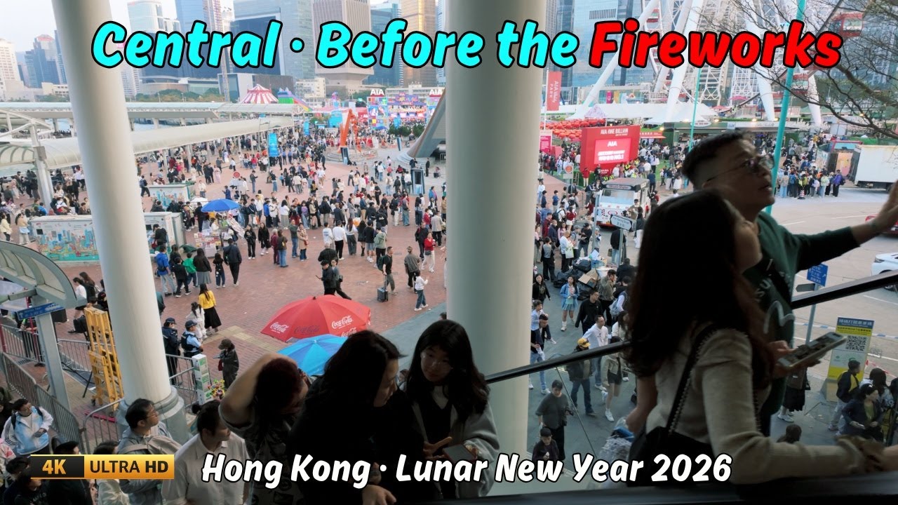 When Hong Kong Gets Packed | A Look at Central Before Fireworks!
