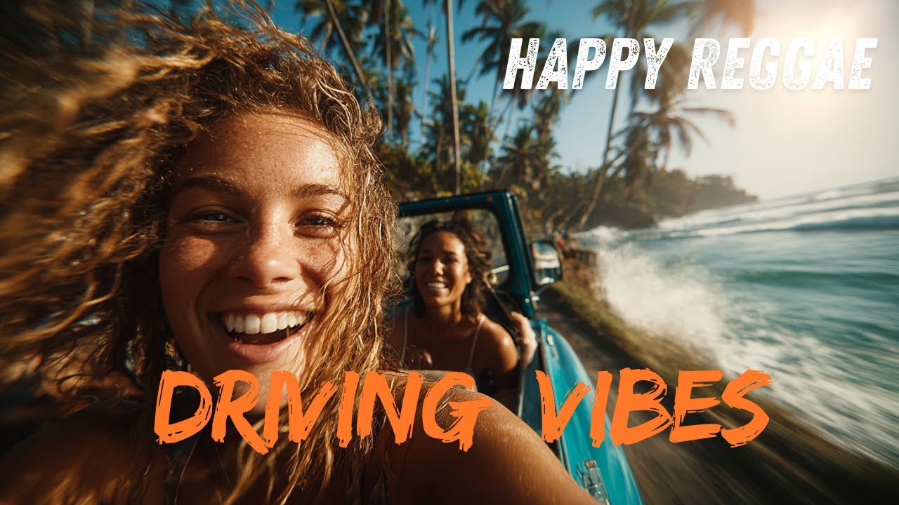 Happy Reggae Driving Energy 🌞🎶 Positive Vibes Bass Music for Weekend Roads, Camping & Party Fun