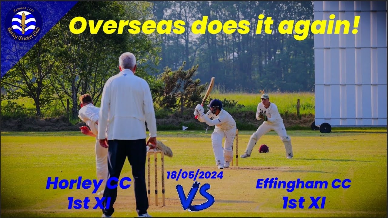 Surrey Championship Highlights IN 4K! Huge collapse then a 100 run partnership 😍 Horley v Effingham