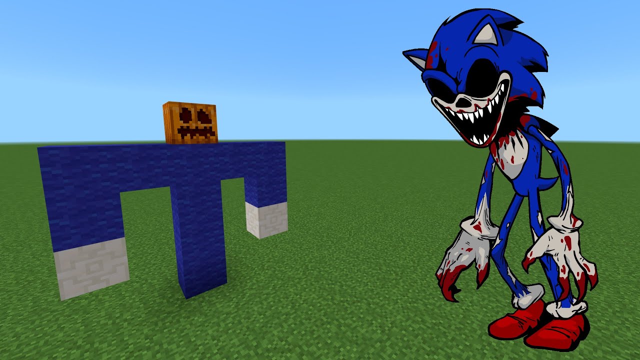 Exe Sonic in Minecraft Pe