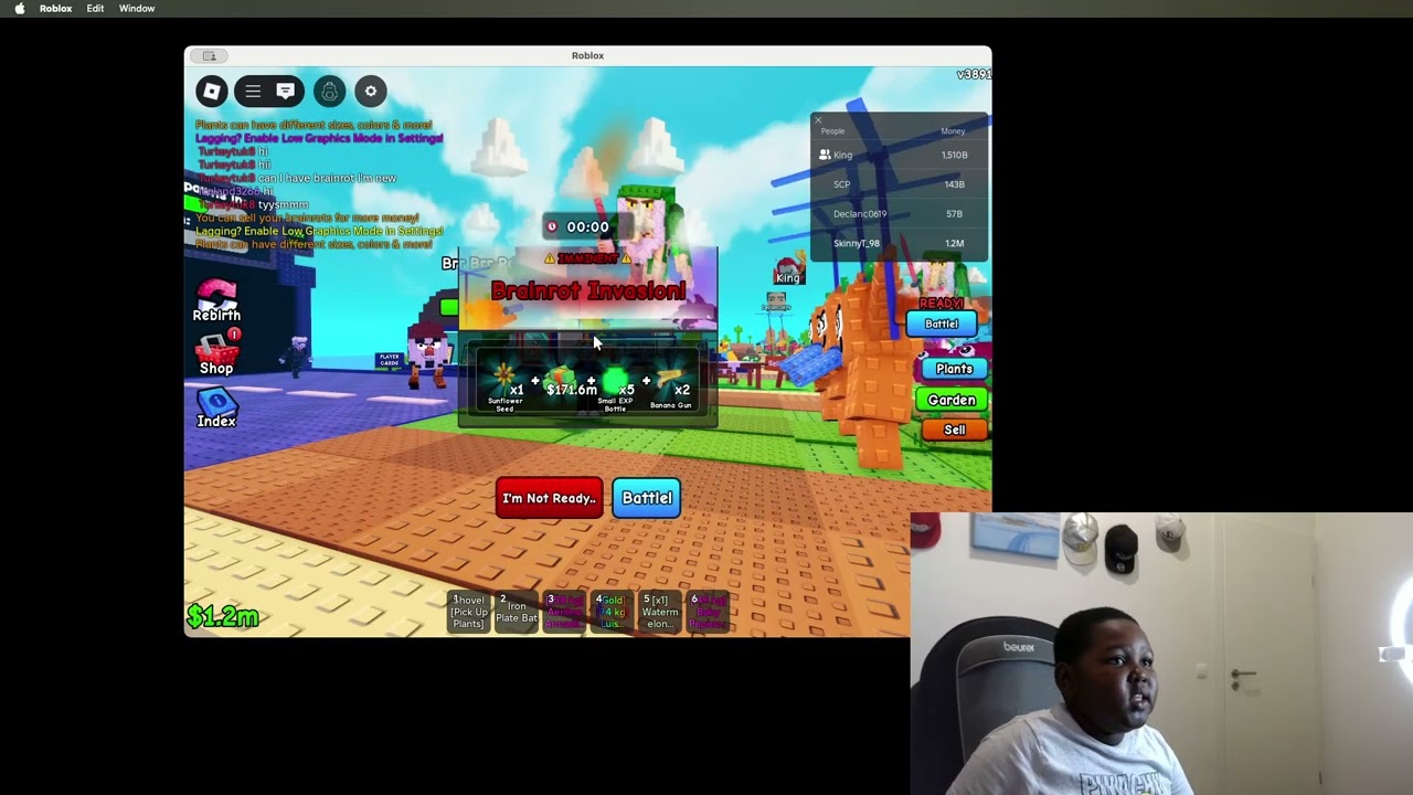 Plants vs Brainrots on Roblox (Part 1/4)