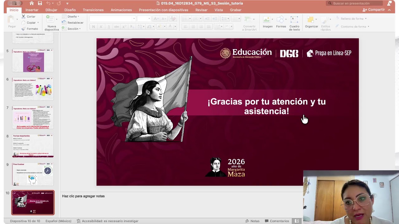 Sesión de tutoría M5C1G79S3