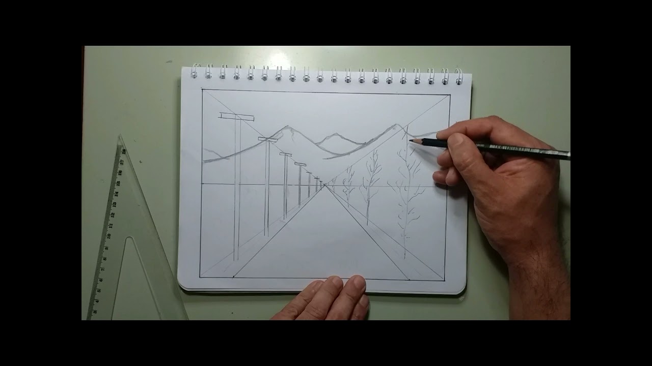 Carretera en Perspectiva Frontal