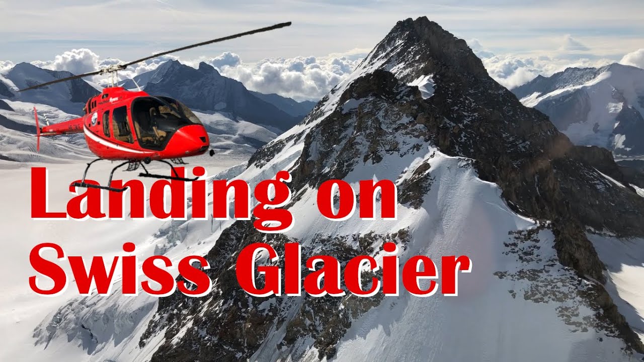Flight over the Swiss Alps (Mutthorn) with Bell 505 Jet-Ranger X