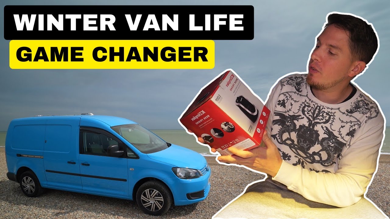 Low wattage heater options for winter van life UK - Stealth Micro Camper