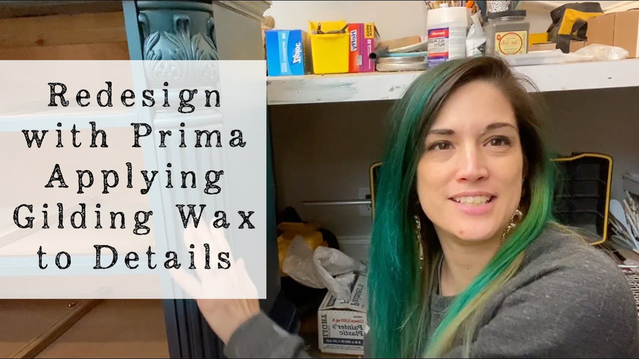 Applying Gilding Wax to Details