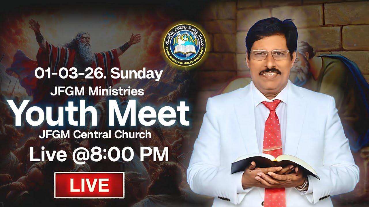 #Live 01 Mar 2026 || Youth Meet || Bro.A.S.P Garu