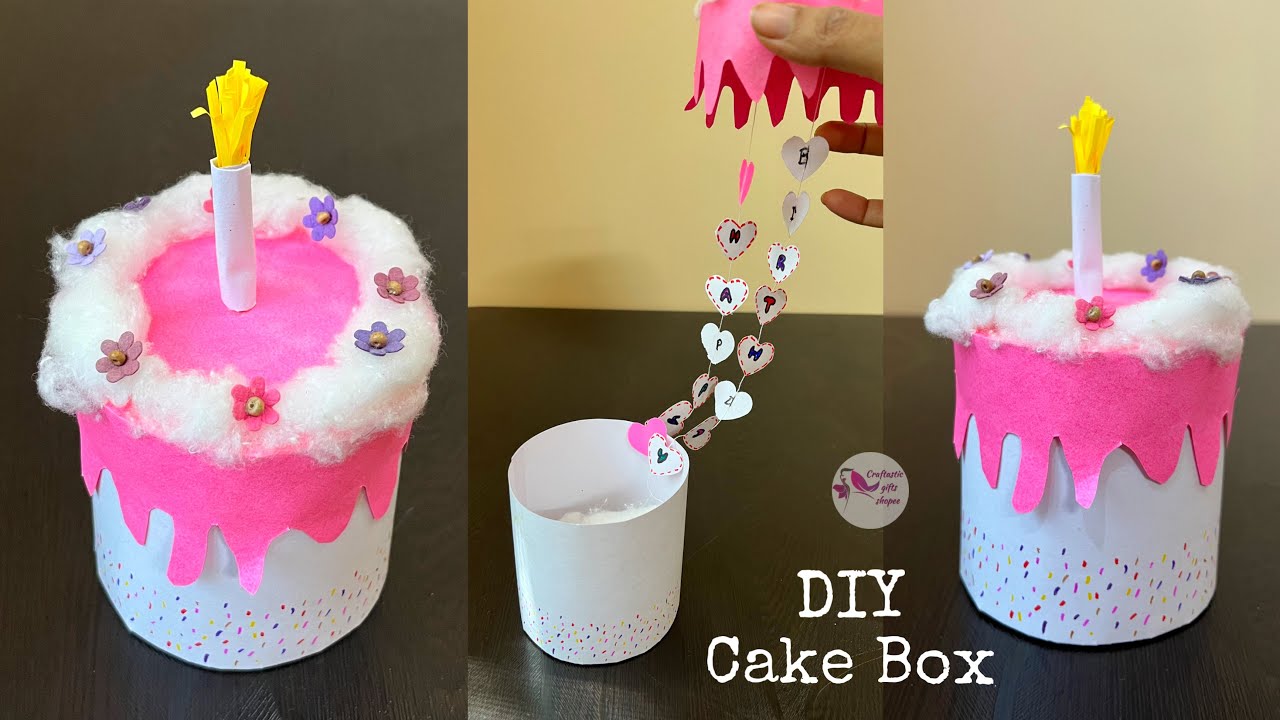 DIY Cake Box | Birthday gift idea | 