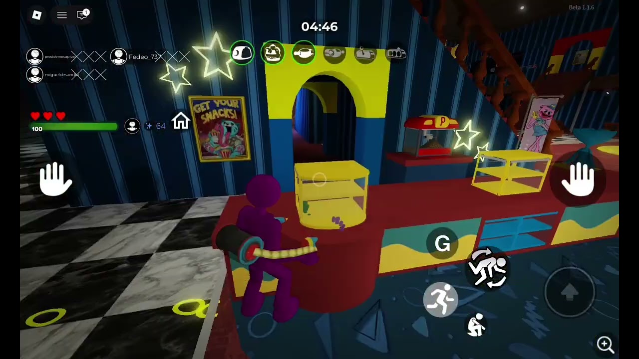 Jogando project playtime do roblox