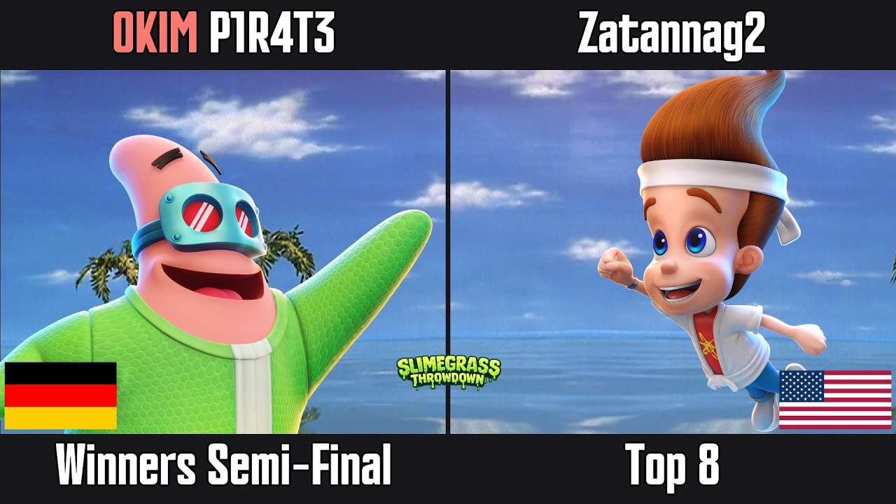 Slimegrass Fun Run 1 - Winners Semi-final - OKIM | P1R4T3 (Patrick) VS Zatannag2 (Jimmy Neutron)