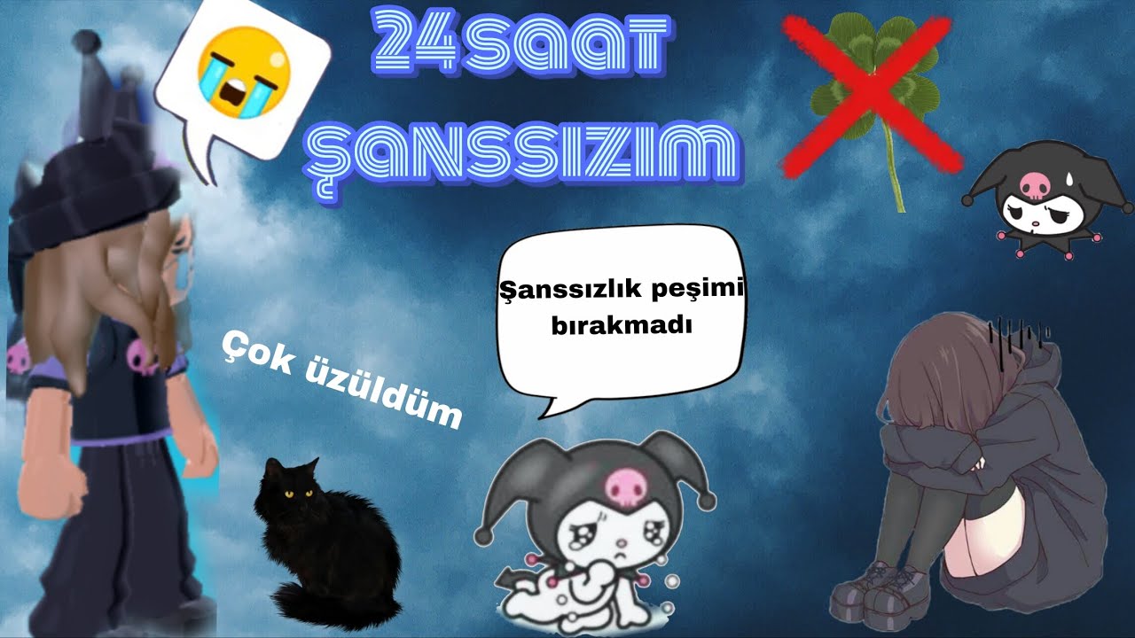 24 saat şanssızım#keşfet#pkxd#kuromi