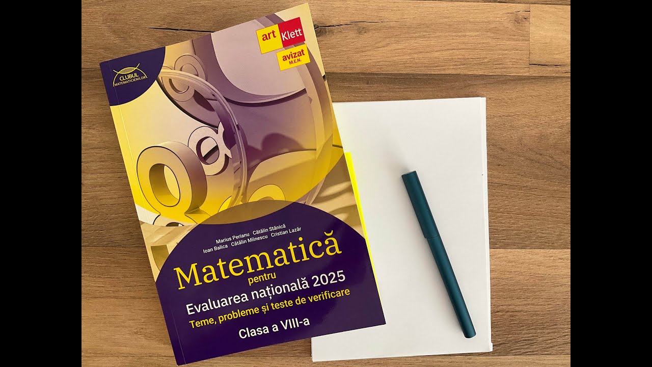 Evaluare Nationala Matematica 2025 - Perianu si Stanica - Test 1 - Subiect 1 -  Problemele 5 - 6