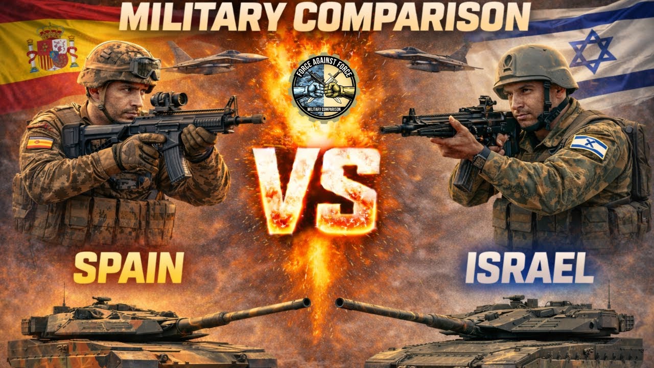 Israel vs Spain Military Strength 2026 | Shocking Power Breakdown
