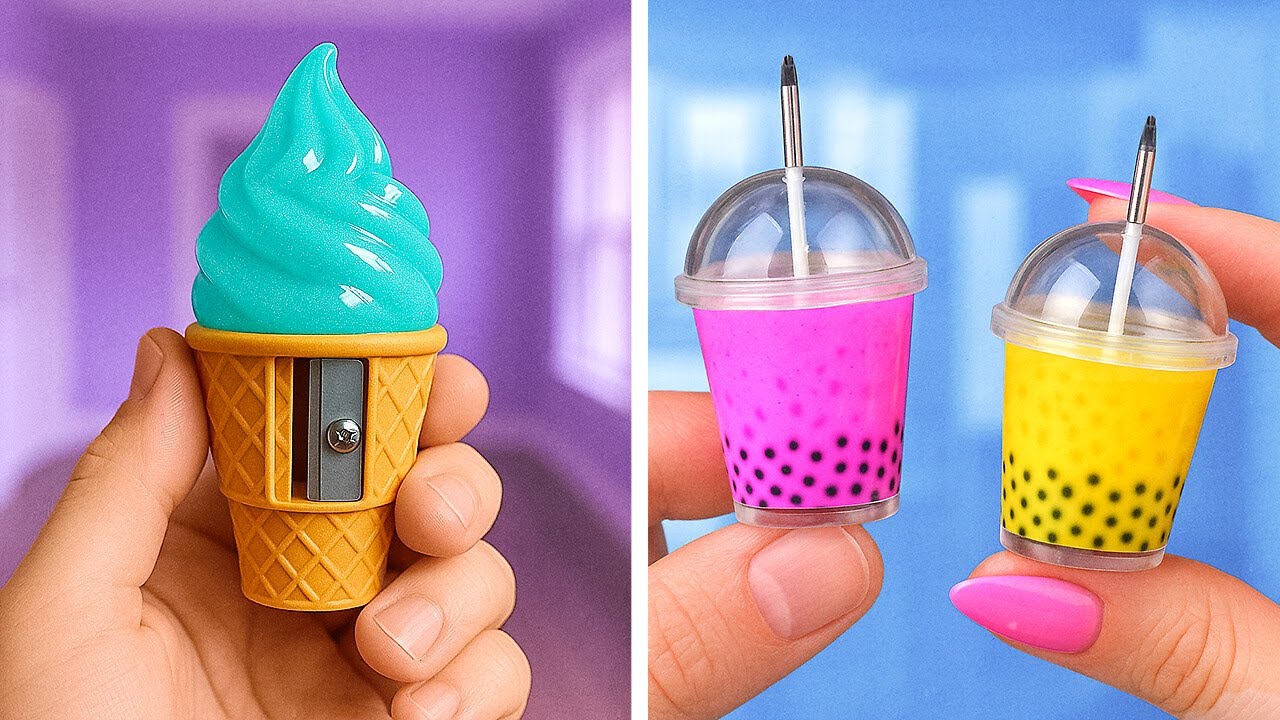 🎨 CUTE DIY SCHOOL SUPPLIES FOR BACK TO SCHOOL ✂️✨ Fun Crafts to Try 📚💖