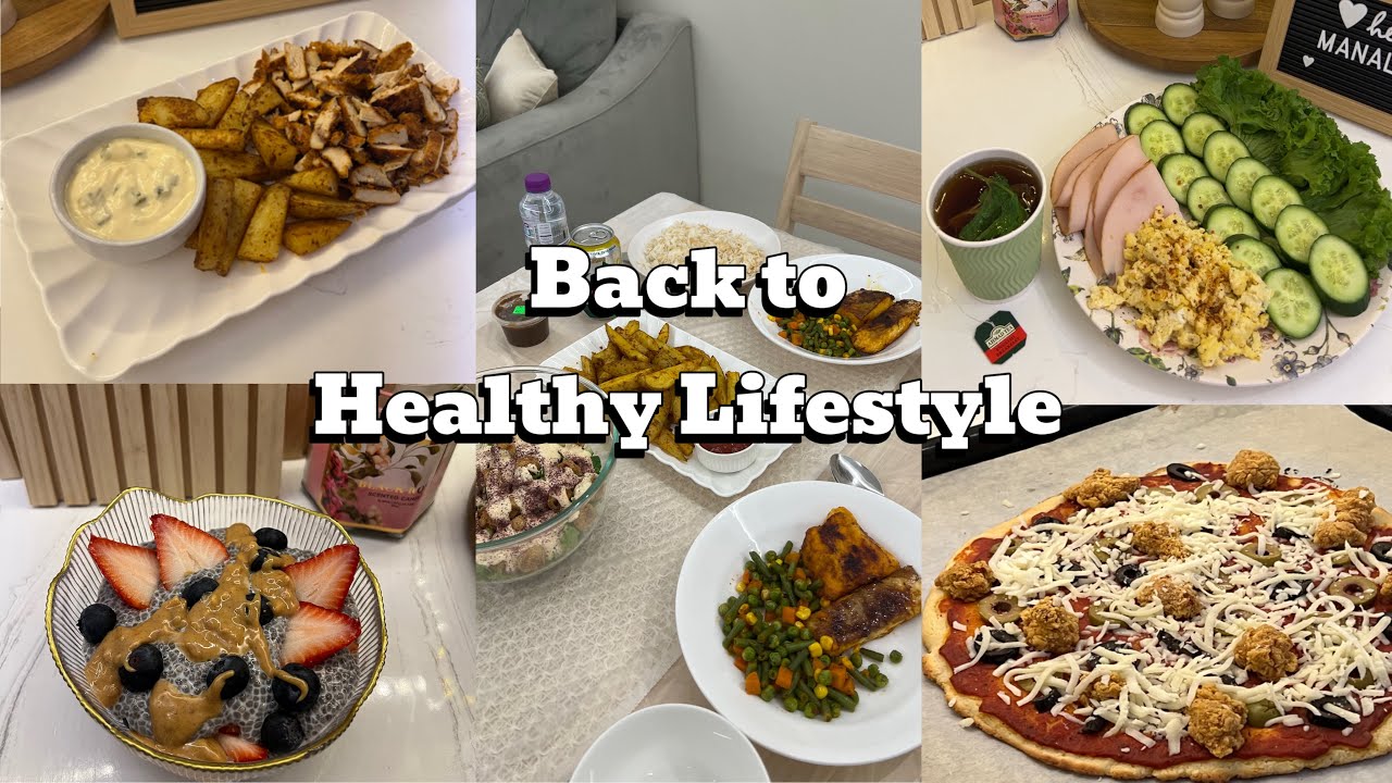 Healthy lifestyle vlog |العودة إلى حياتي الصحية🥗 ، وصفات لوكارب و كيتو دايت🍏، لازانيا و بيتزا لوكارب