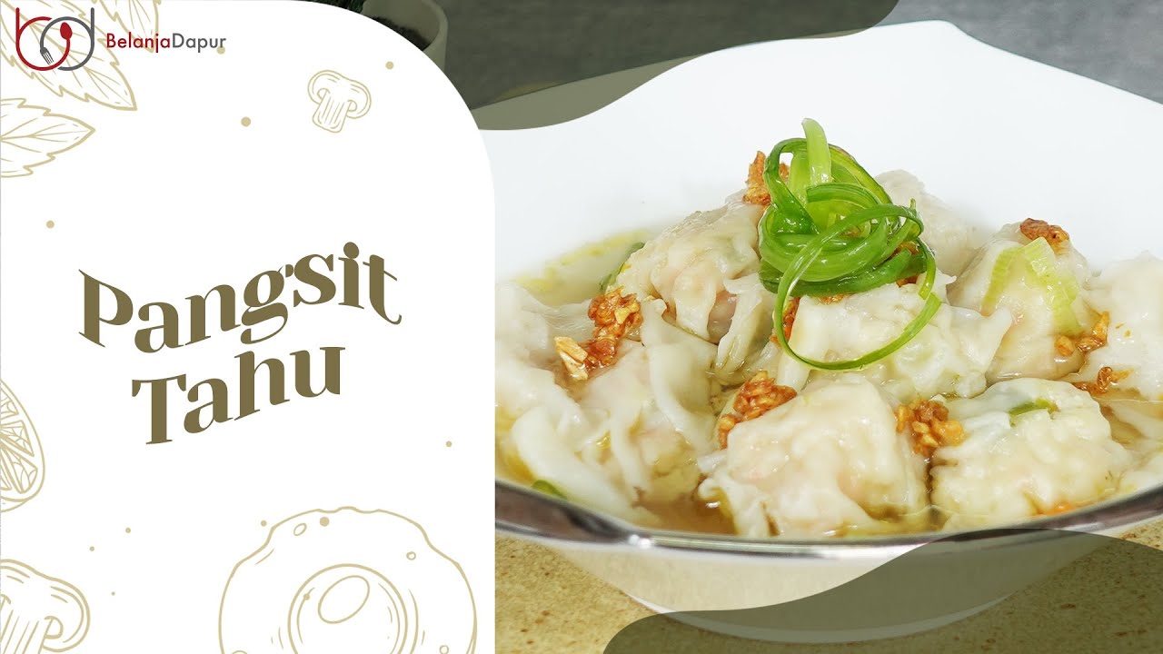 GURIH & SUPER ENAK! Resep Pangsit Tahu Kuah Gak Ada yang Ngalahin