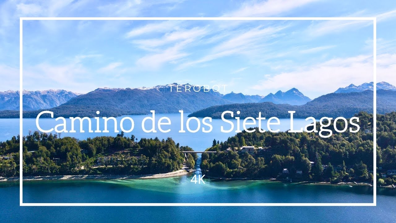 Camino de los SIETE LAGOS-RUTA 40 | Argentina Drone 4k