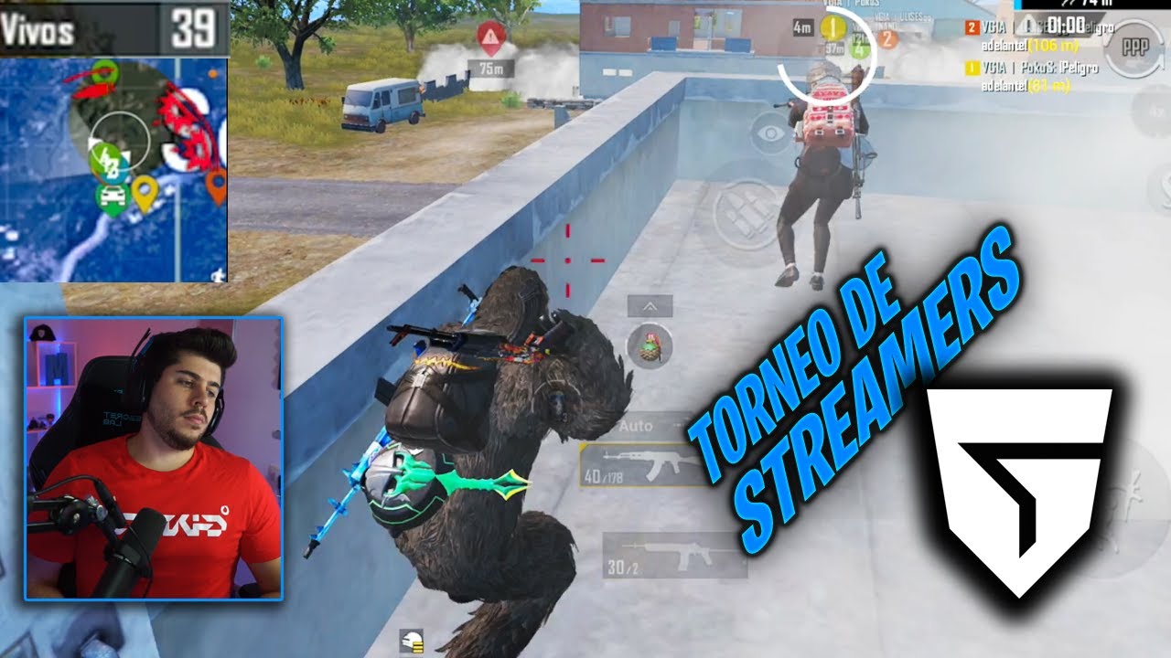¡JUEGO EL TORNEO DE STREAMERS EN PUBG MOBILE Y UN EQUIPO DE PMPL ME EN